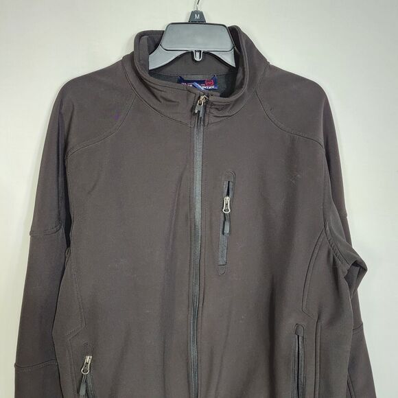 Free Country Men Windbreaker Jacket Soft Shell Insulated Fleece Lined Medium Zip - Picture 3 of 13